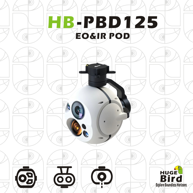 EO&IR Pod - Dual Imaging+Laser Rangefinder